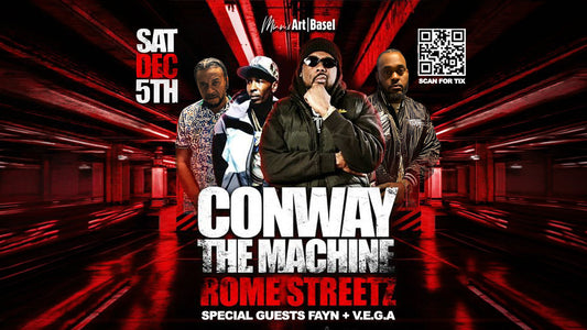 Fayn, V.E.G.A X Conway The MACHINE & ROME STREETZ 12/5/26 You're Invited