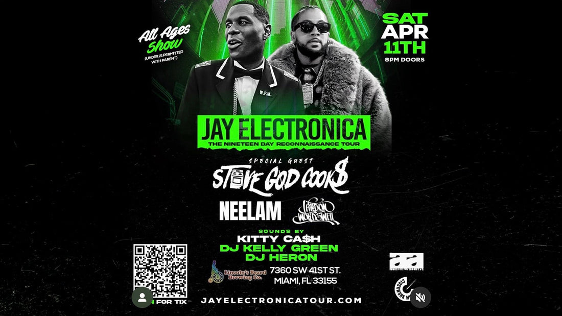 Jay Electronica: The Nineteen Day Reconnaissance Tour Live in Miami! 🌌🎤